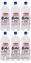 《ハコ割》　かりゆしペットボトル 2.7L（6本入り）