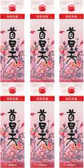 《ハコ割》《期間限定・送料無料》　首里天  25度　一升　紙パック　1ケース(6本)