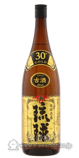 琉球ゴールド 30度1800ml /(名)新里酒造：泡盛・古酒の通販ショッピングサイト