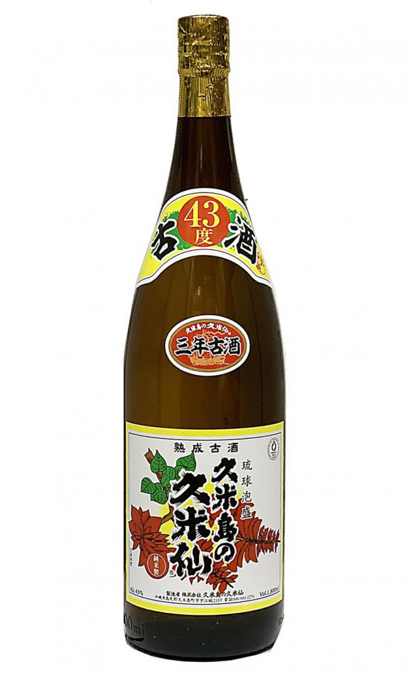 久米島の久米仙 でいご 一升瓶 3年古酒 43度 1800ｍｌ