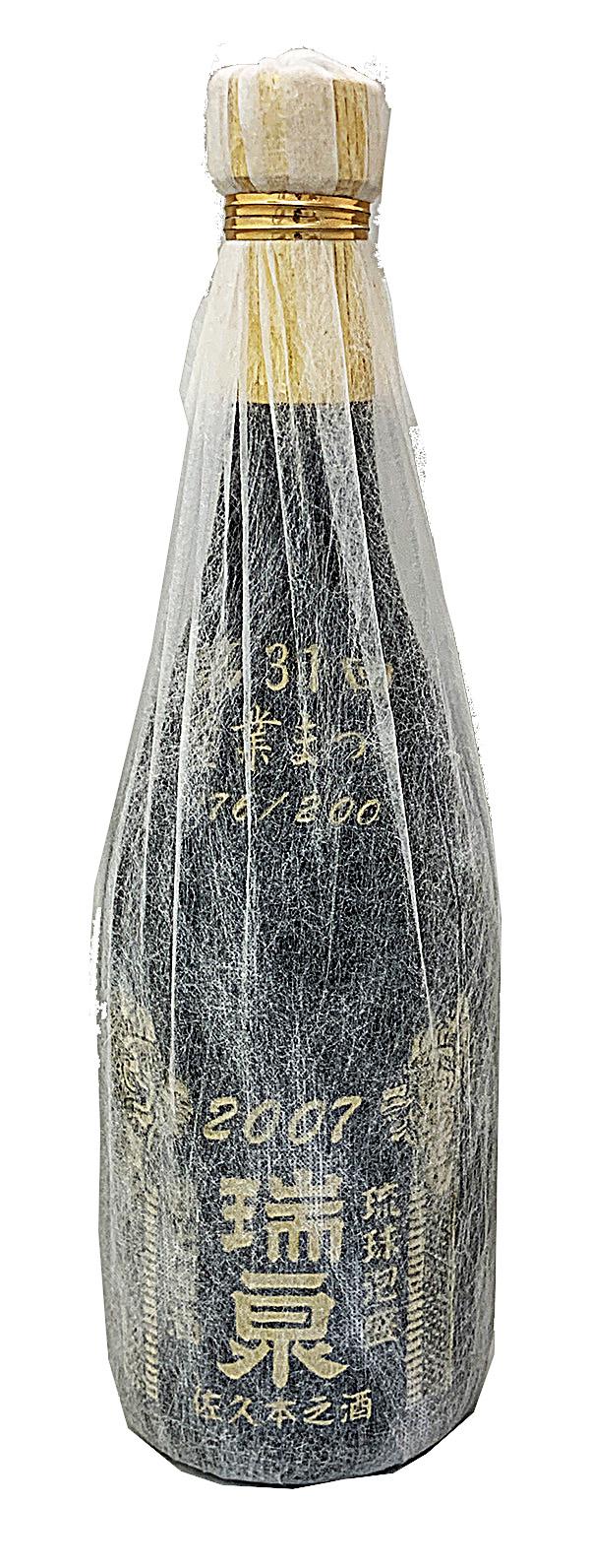 古酒 まとめ売り 2007年瑞泉蔵出し古酒 第31回産業まつり会場販売/お宝古酒：泡盛
