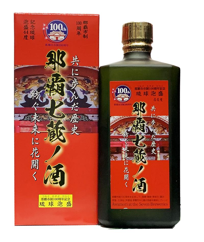 那覇七蔵ノ酒 那覇市制100年記念泡盛 44度 720ｍｌ +アルバム