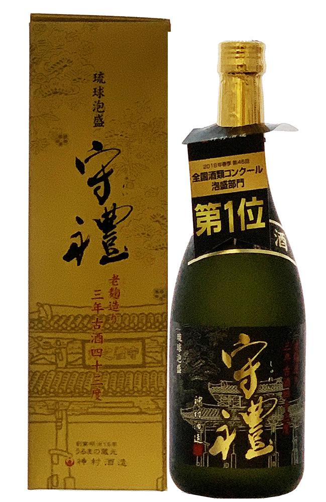 琉球泡盛 23年古酒守禮 94/100 神村酒造 泡盛古酒 飲料・