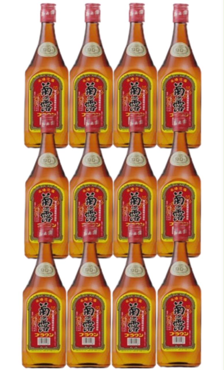 ハコ割》 菊之露ブラウン 1ケース(12本)/菊之露酒造(株)：泡盛