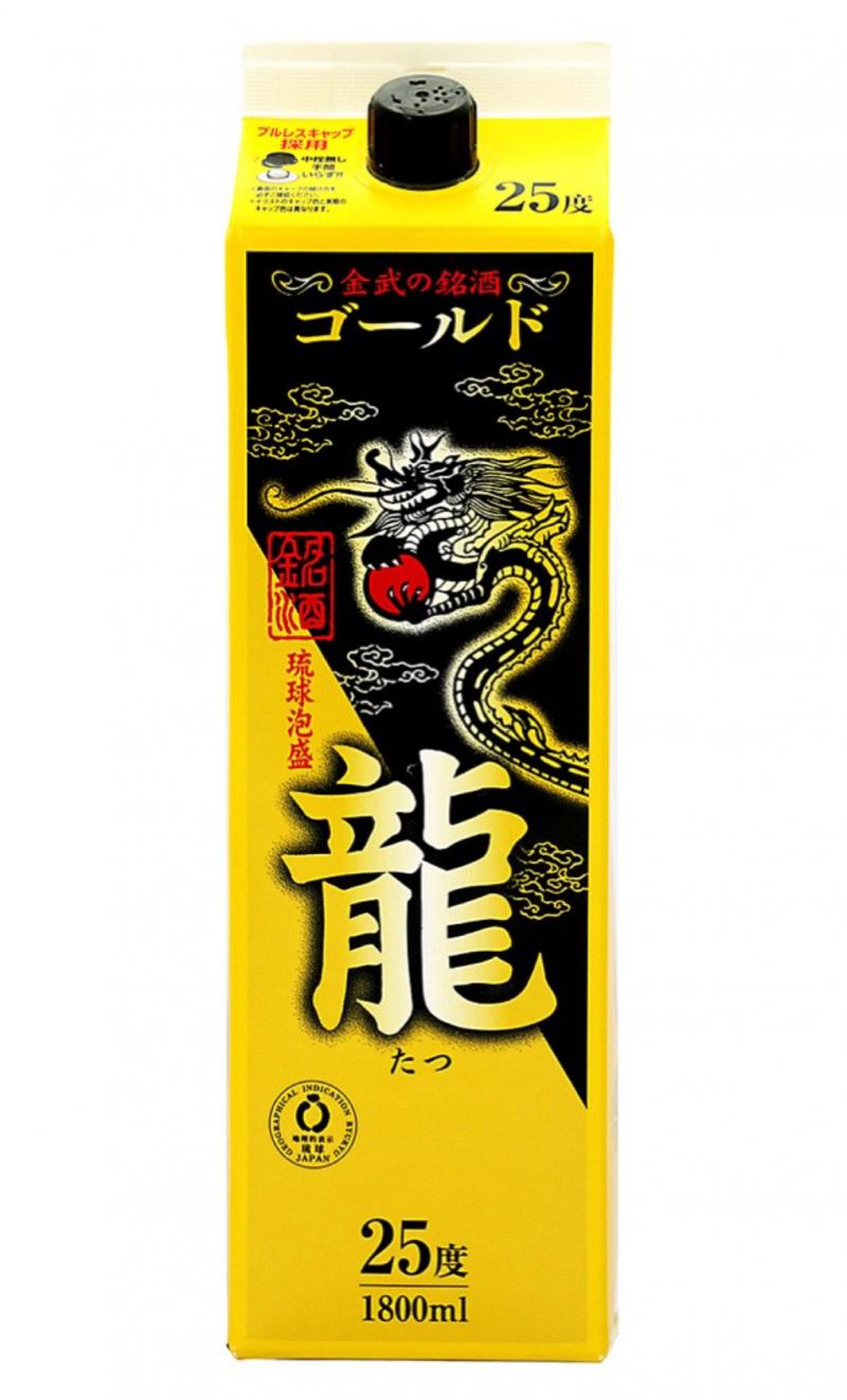 龍 ゴールド 紙パック/(有)金武酒造：泡盛・古酒の通販