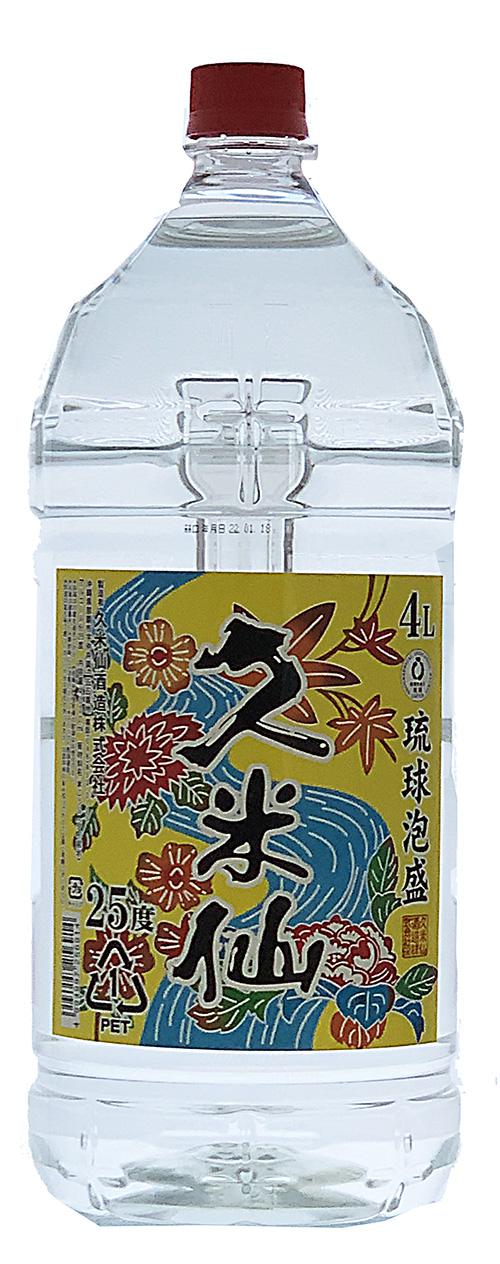 久米仙泡盛25度 ペットボトル4L/久米仙酒造(株）：泡盛・古酒の通販